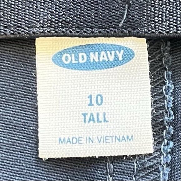 Old Navy Wow Pants Womens 10T Tall New In The Navy Casual High Rise - Picture 6 of 12